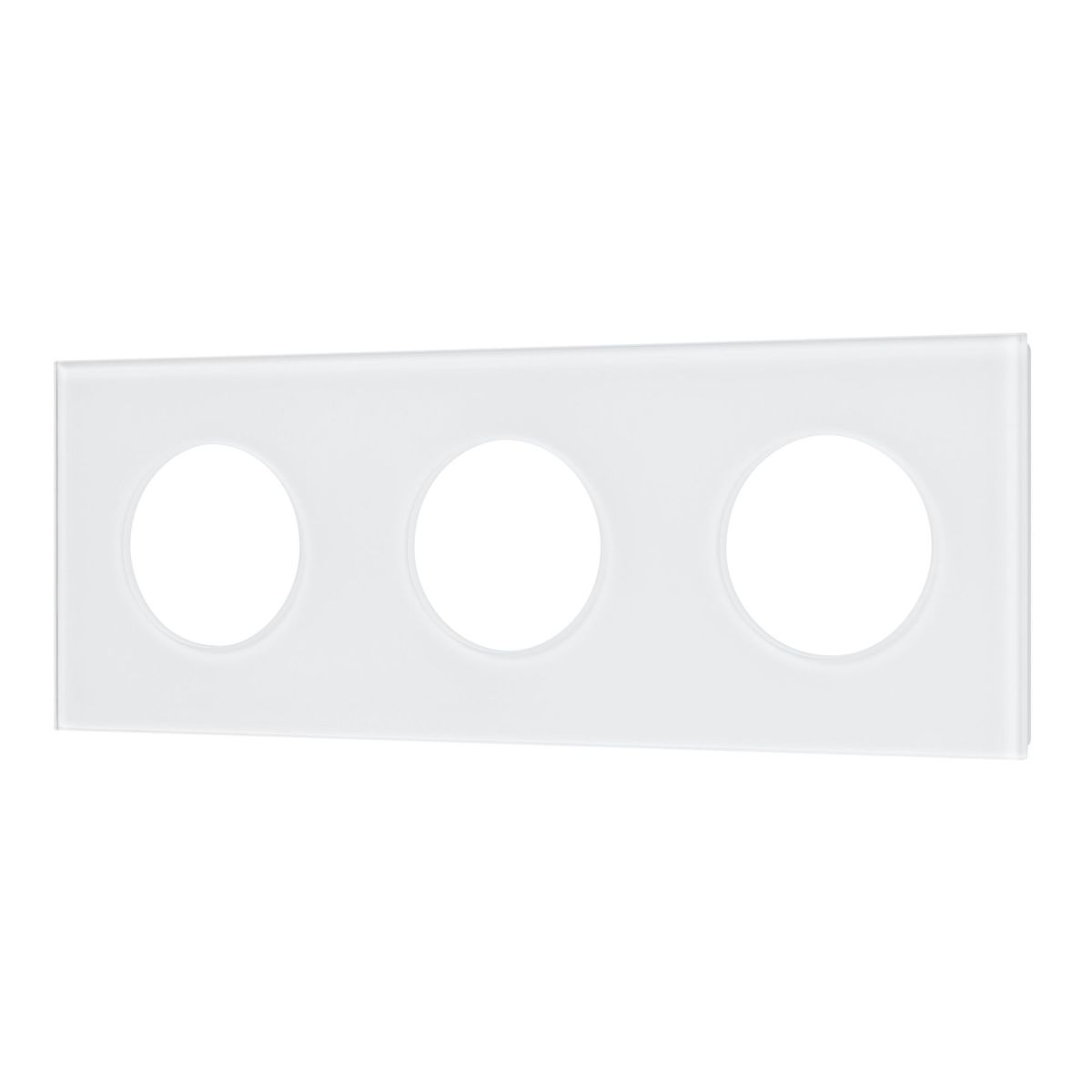 Рамка стеклянная на 3 поста Arlight FRM-GLARE-GC-3-WH 043838 в Санкт-Петербурге