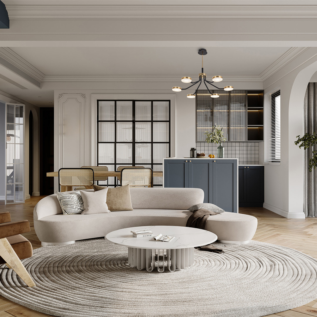 Люстра на штанге Arte Milano Ferrara 276079/6 BK/GD в #REGION_NAME_DECLINE_PP#