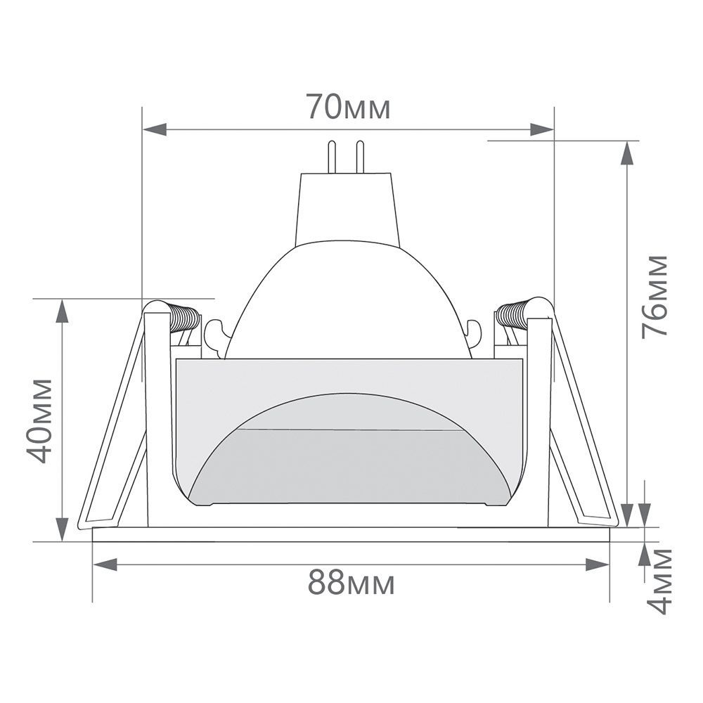 Встраиваемый светильник Feron DL2830 32646 в Санкт-Петербурге