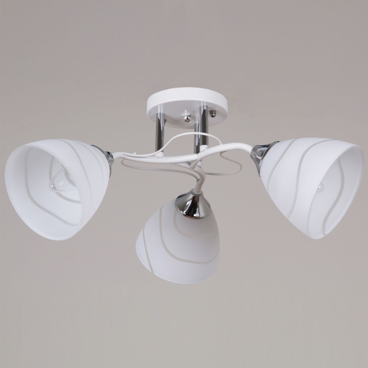 Потолочный светильник Reluce 89360-0.3-03 WH+CR в #REGION_NAME_DECLINE_PP#