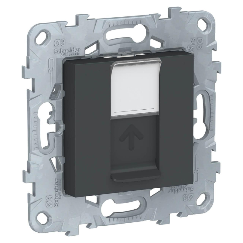 Розетка компьютерная RJ45 Schneider Electric Unica New Cat. 6 UTP NU541554 в Санкт-Петербурге