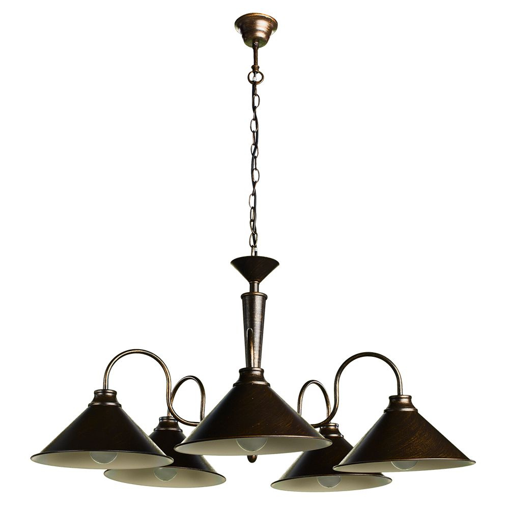 Подвесная люстра Arte Lamp Cone A9330LM-5BR в #REGION_NAME_DECLINE_PP#