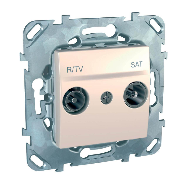 Розетка R-TV/SAT проходная Schneider Electric Unica MGU5.456.25ZD в Санкт-Петербурге