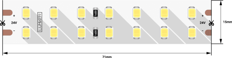 Светодиодная лента Lumker LK2H196-24-WW-33 003146 в Санкт-Петербурге