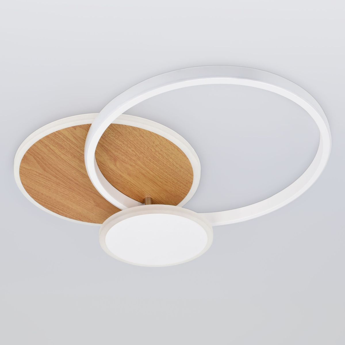 Потолочный светильник Эра Модерн City CLL-1-60-RC WH+Wood в Санкт-Петербурге