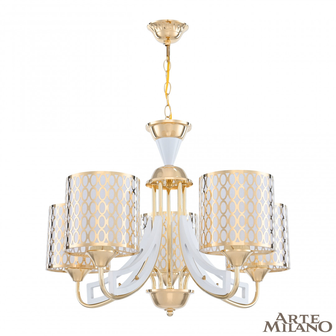 Подвесная люстра Arte Milano Florentia-3387 303387/5 Wh/Gd в Санкт-Петербурге
