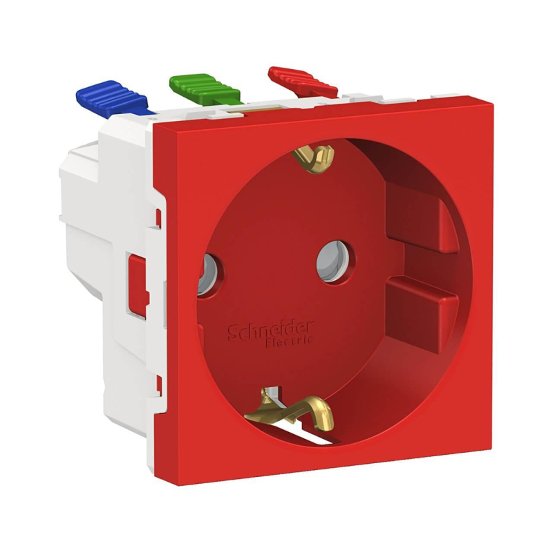 Розетка Schneider Electric Unica New Modular с/з со шторками 16A 250V NU305703 в #REGION_NAME_DECLINE_PP#