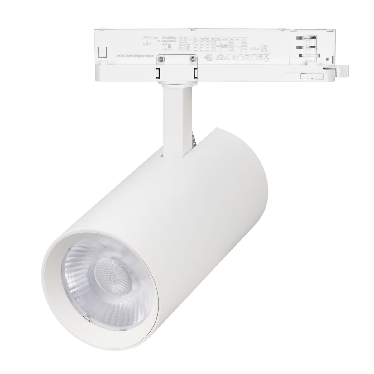 Трековый трехфазный светильник Arlight LGD-GERA-4TR-R90-30W Day4000 (WH, 15 deg, 230V, TRIAC) (IP20 Металл) 058877 в Санкт-Петербурге