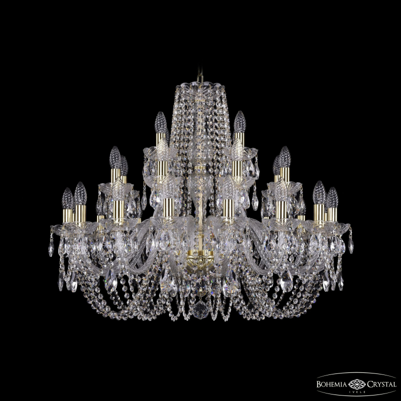Подвесная люстра Bohemia Ivele Crystal 1402/16+8+4/300 G в Санкт-Петербурге