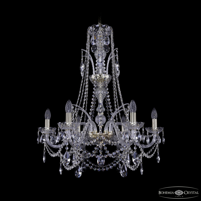 Подвесная люстра Bohemia Ivele Crystal 1411/6/240/XL-83 G в Санкт-Петербурге