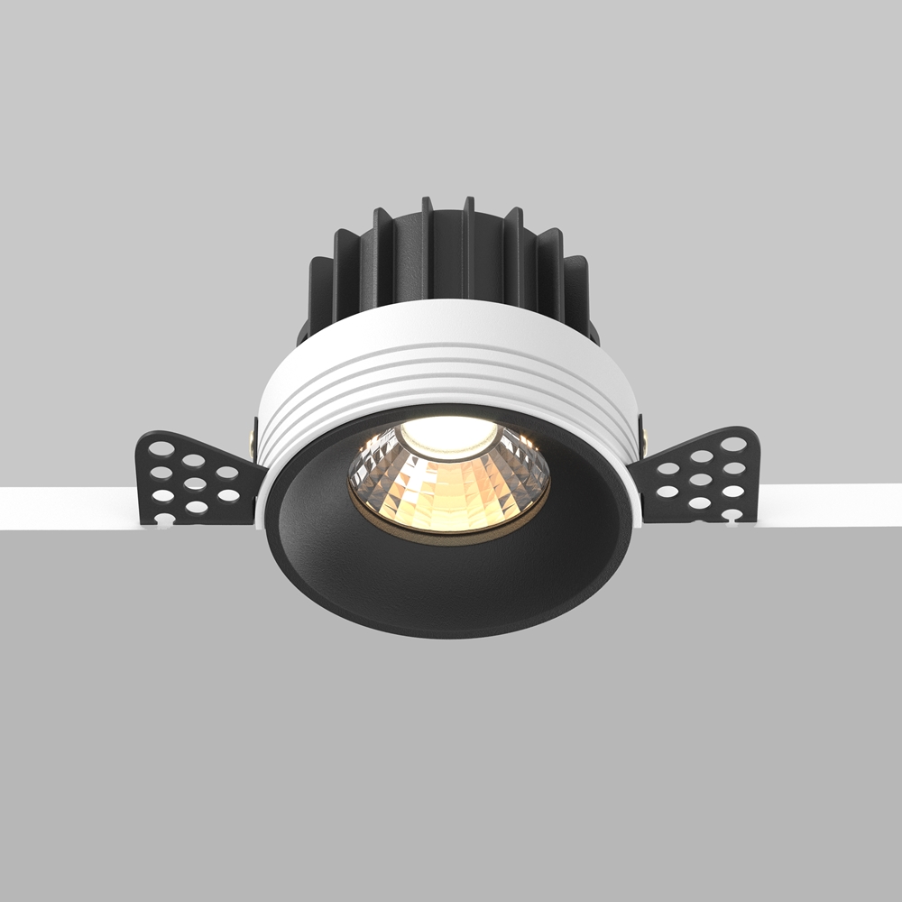 Встраиваемый светильник Maytoni Technical Downlight Round DL058-12W3K-TRS-B в Санкт-Петербурге