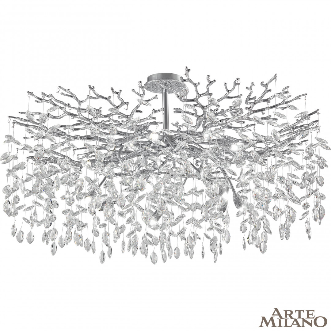 Люстра на штанге Arte Milano Milan 236901/D1000/14/B Cr в Санкт-Петербурге