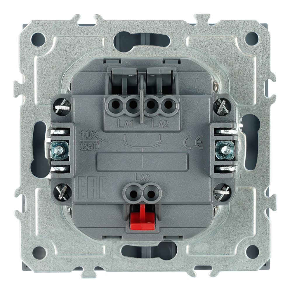Переключатель 1-клавишный (механизм) СЗК Stekker Эмили 250В 10A RSW10-5105-10ZK платиново-серый soft touch 50240 в Санкт-Петербурге