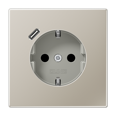 Розетка 2K+З USB Typ C Jung ES1520-18C в Санкт-Петербурге