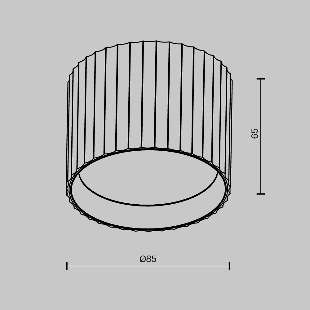 Потолочный светильник Maytoni Technical Calipso C106CL-GX53-B в Санкт-Петербурге