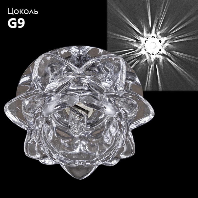 Встраиваемый светильник Reluce 07663-9.0-001H G9 CR CL в #REGION_NAME_DECLINE_PP#