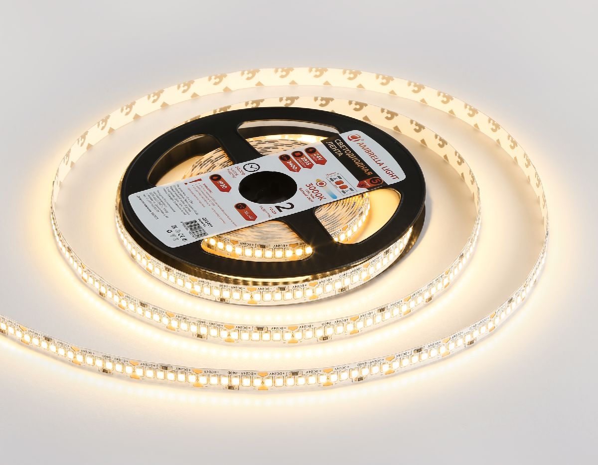 Светодиодная лента Ambrella Light LED Strip 24В 2835 20Вт/м 3000K 5м IP20 GS3401 в Санкт-Петербурге