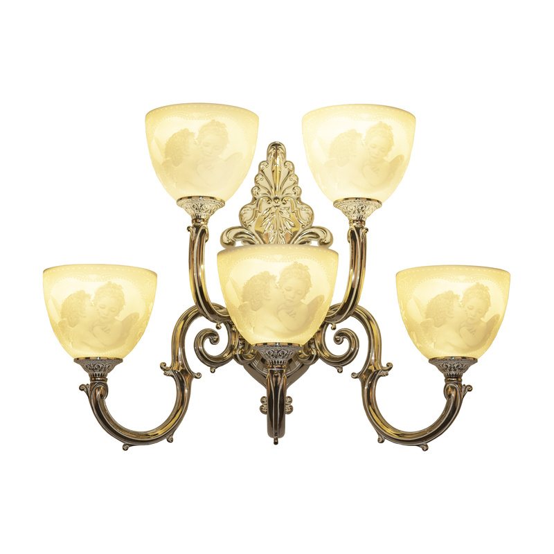Бра Bohemia Ivele Crystal Verona 7203B15/3+2/210 NW P1 U Angel в Санкт-Петербурге