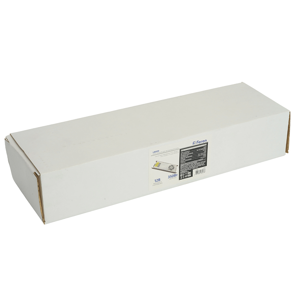 Блок питания для светодиодной ленты Feron LB009 12V 350W IP20 29A 21499 в Санкт-Петербурге