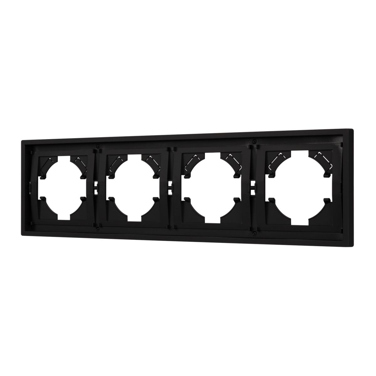 Рамка пластиковая на 4 поста Arlight FRM-TENDO-SFPL-4-BK 054654 в Санкт-Петербурге