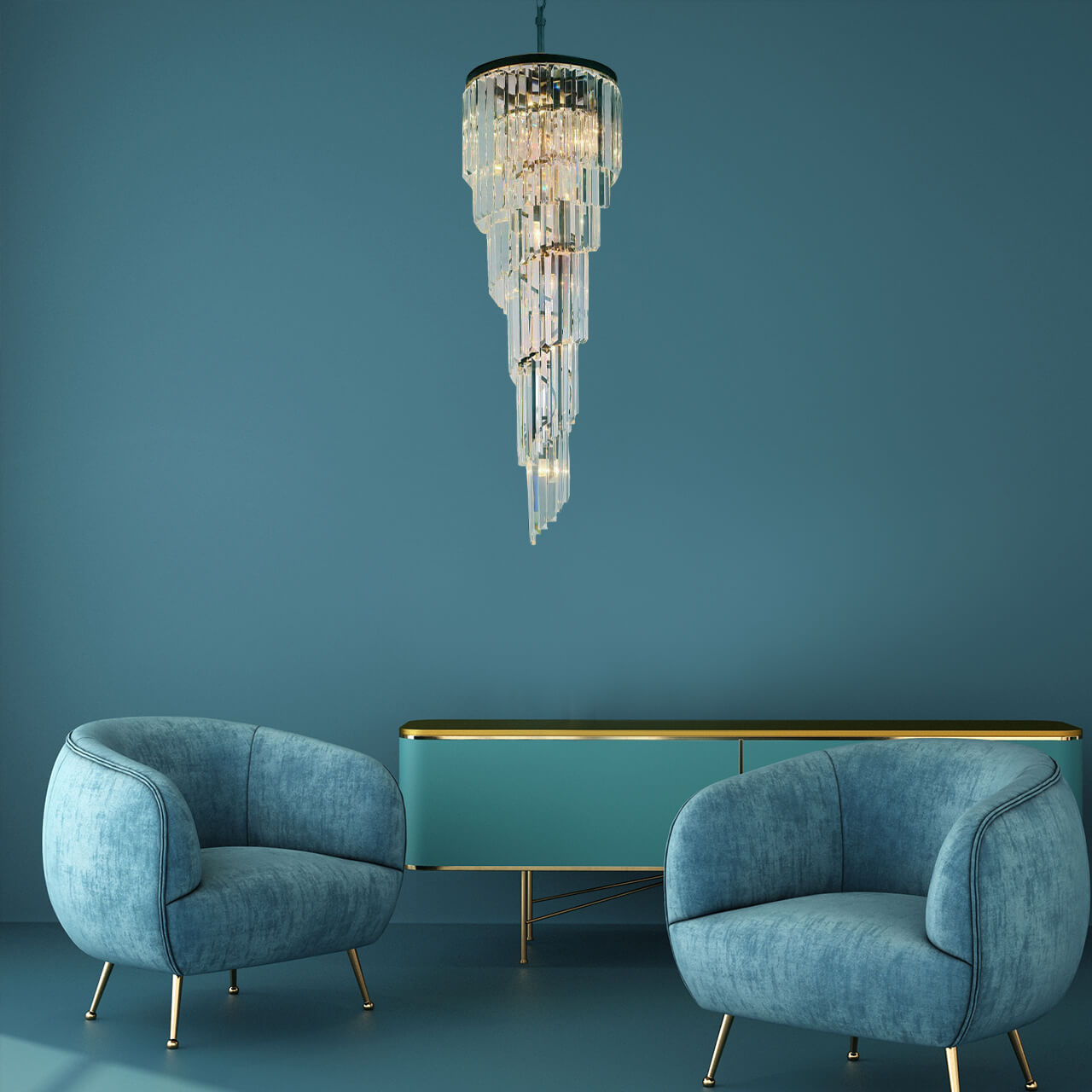 Каскадная люстра Divinare 3011/01 SP-11 в #REGION_NAME_DECLINE_PP#