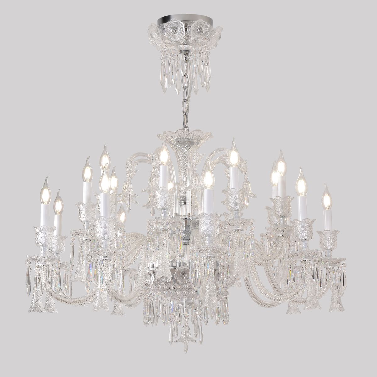 Подвесная люстра Crystal Lux VERSAILLES SP9+9 CHROME в Санкт-Петербурге