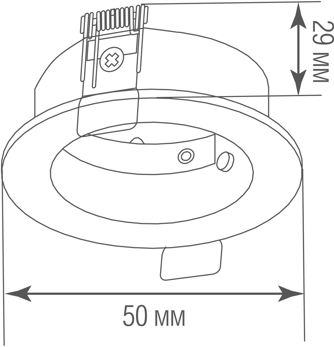 Встраиваемое основание Donolux Light Wave Recessed mounting 2B в Санкт-Петербурге