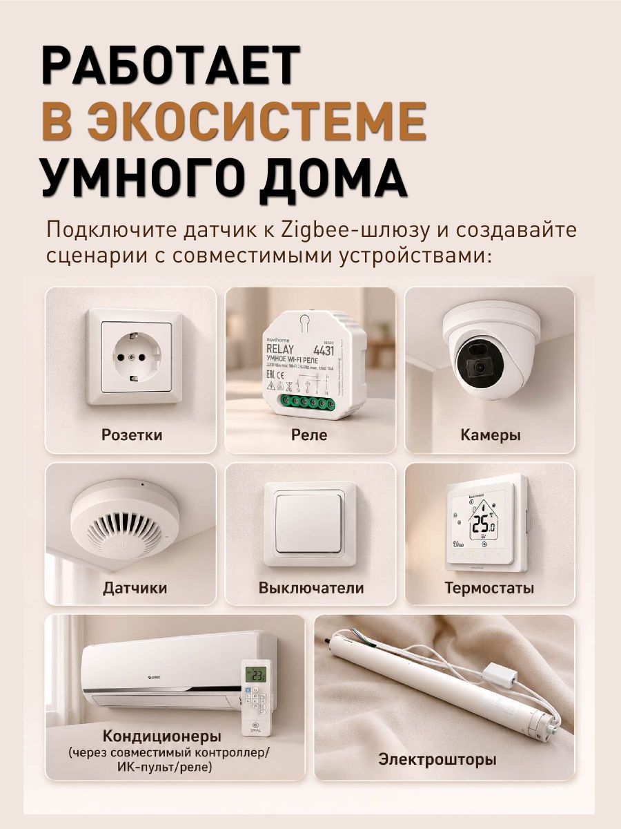 Датчик открытия Эра DM-02 беспроводной на батарейках SMART Zigbee Б0049185 в Санкт-Петербурге