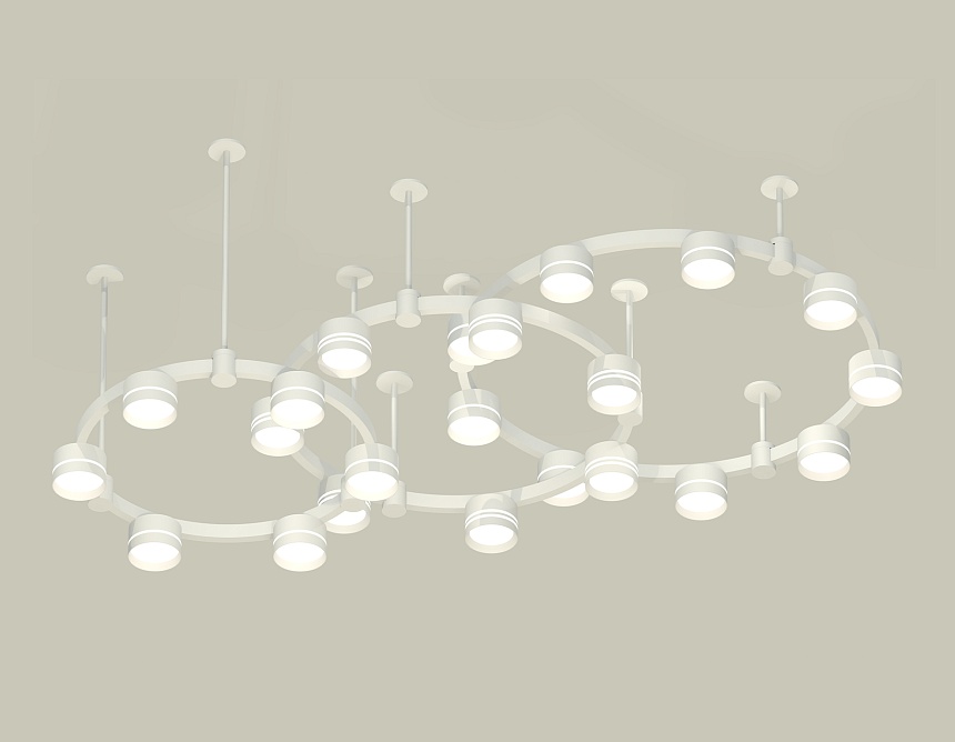 Комплект подвесного светильника Ambrella Light Techno Ring XR92212260 (A9221, A9226, C9241, C9232, C9236, C9231, N8461, N8477) в Санкт-Петербурге