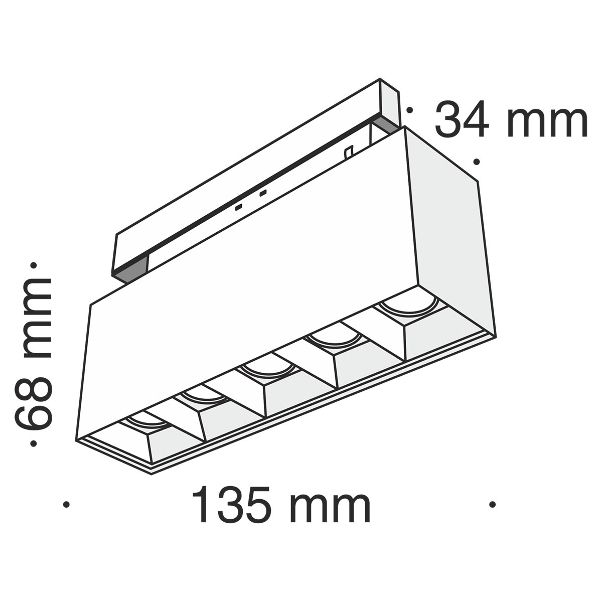 Трековый светильник Maytoni Track lamps TR014-2-10W3K-B в Санкт-Петербурге