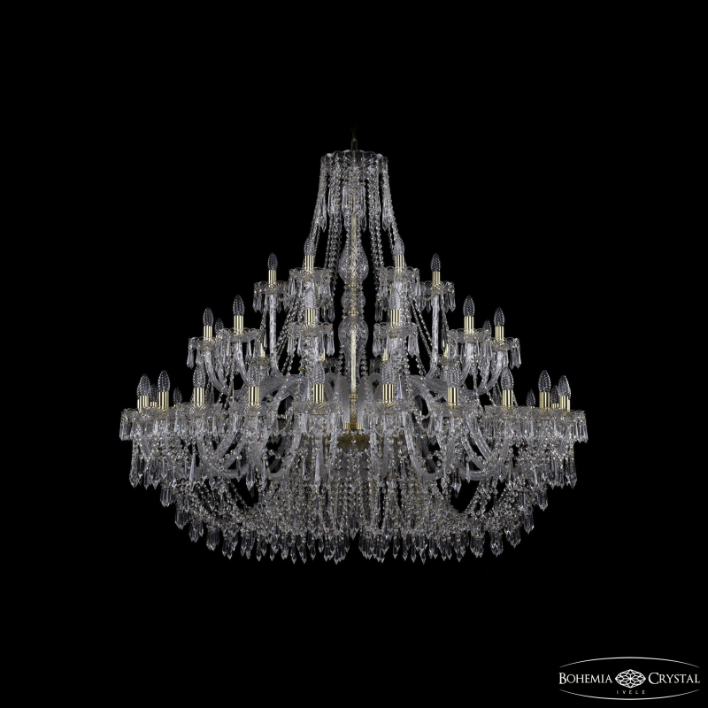 Подвесная люстра Bohemia Ivele Crystal 1403/24+12+6/530 G в Санкт-Петербурге
