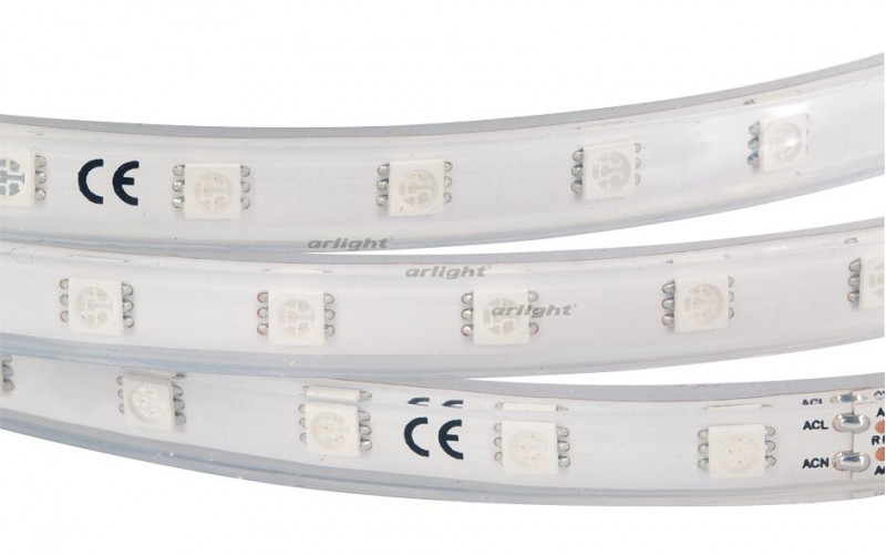 Светодиодная лента Arlight ARL-W5060PG-54-220V Green (540 LED, 10m) 020453 в Санкт-Петербурге