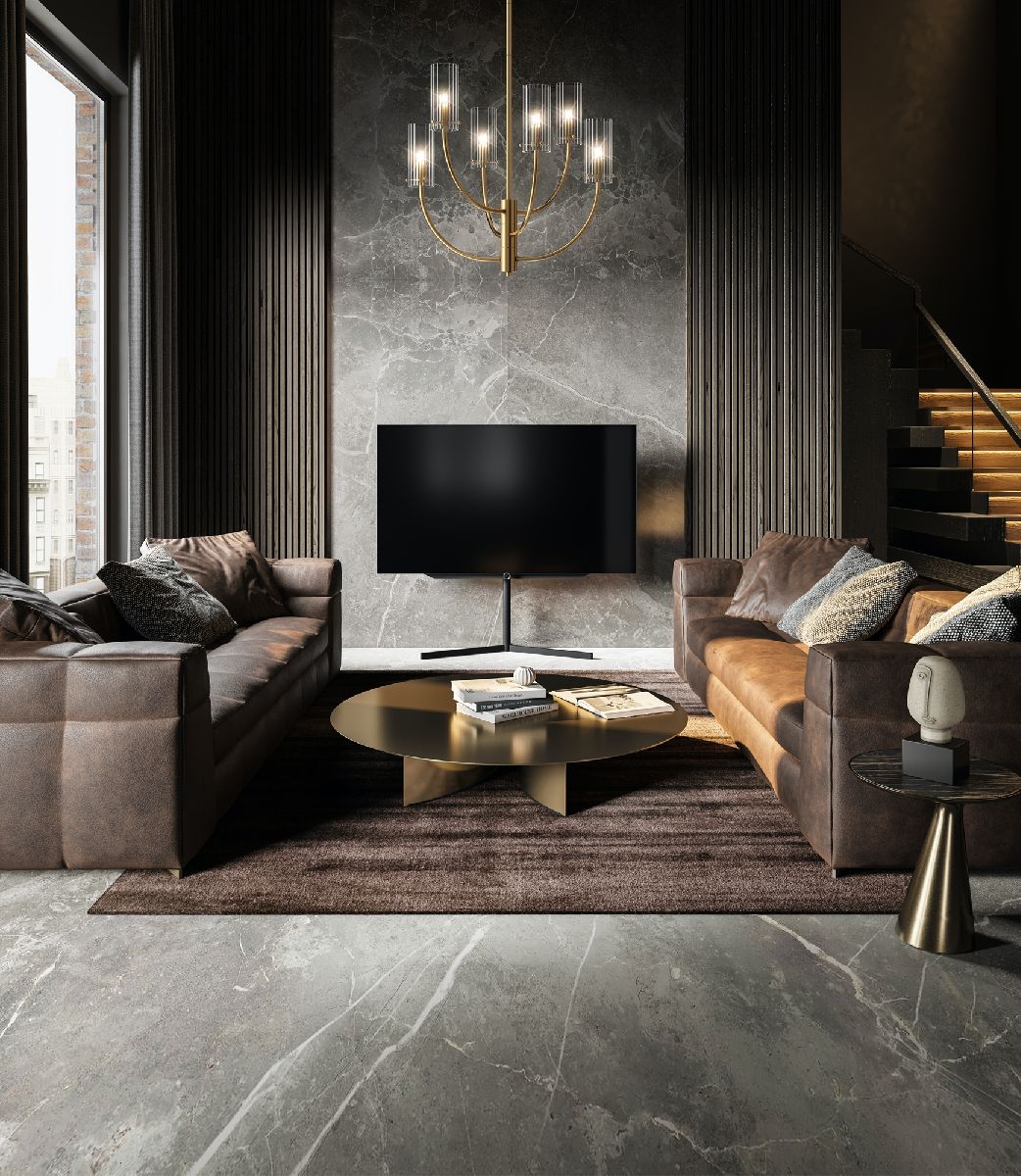 Люстра на штанге Maytoni Arco MOD223PL-06BS в #REGION_NAME_DECLINE_PP#