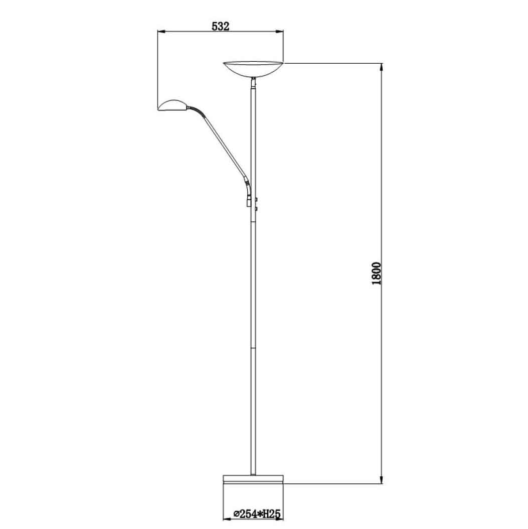 Торшер Lucide Zenith 19791/24/30 в Санкт-Петербурге
