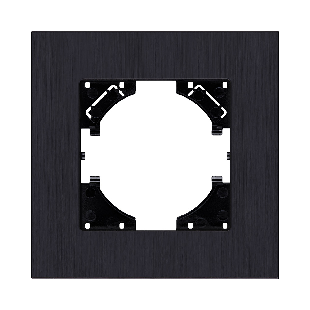 Рамка 1-постовая, черный Kollinger Reflex AL RA1BK в #REGION_NAME_DECLINE_PP#