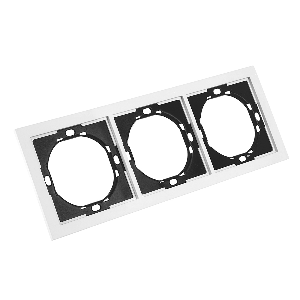 Рамка 3-местная Stekker Мия PFR00-3003-01 белая магнолия 50458 в Санкт-Петербурге