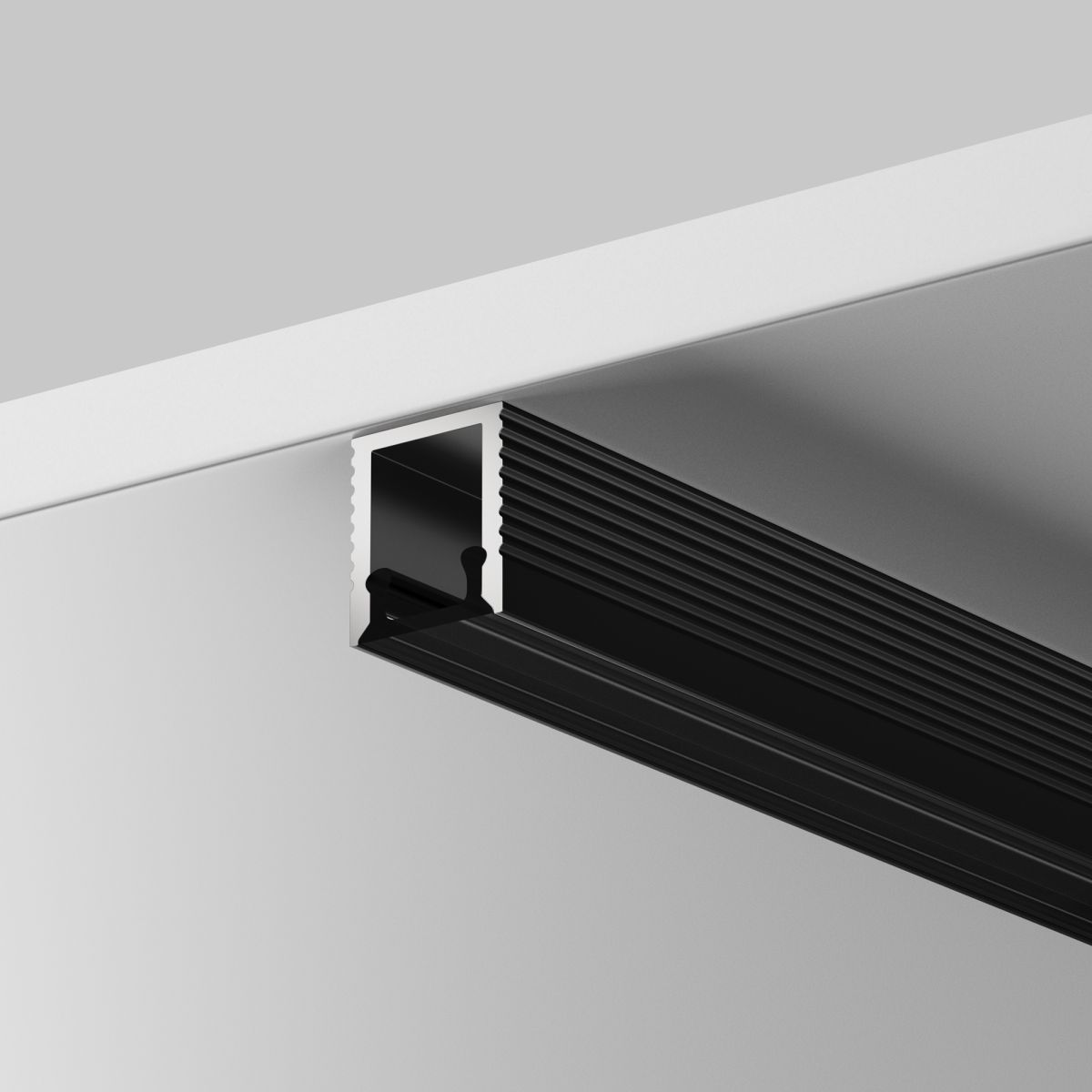 Рассеиватель для профиля 08×09 Maytoni Led Strip ALM-0809-B-DF-2M 642018 в Санкт-Петербурге