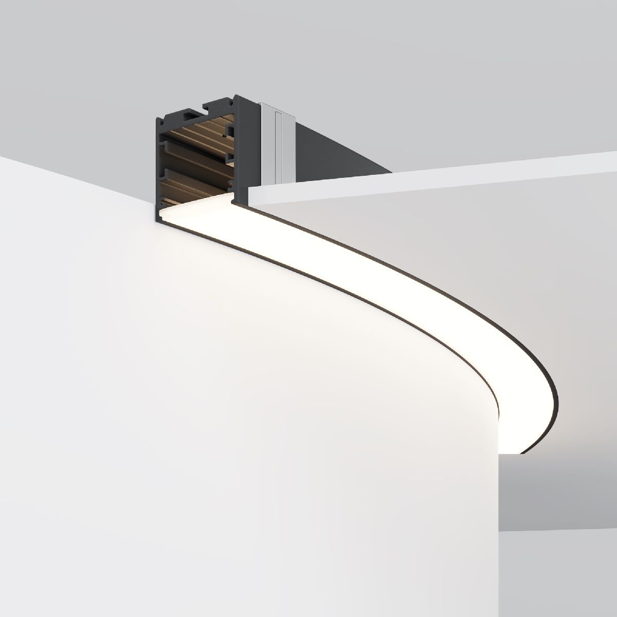 Радиусный профиль Maytoni Led strip ALM-3535R-B-D-45°-1.5M в Санкт-Петербурге