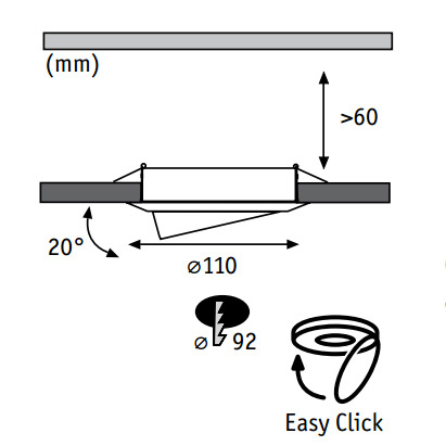 Встраиваемый светильник Paulmann Quality Line Halogen 98829 в Санкт-Петербурге