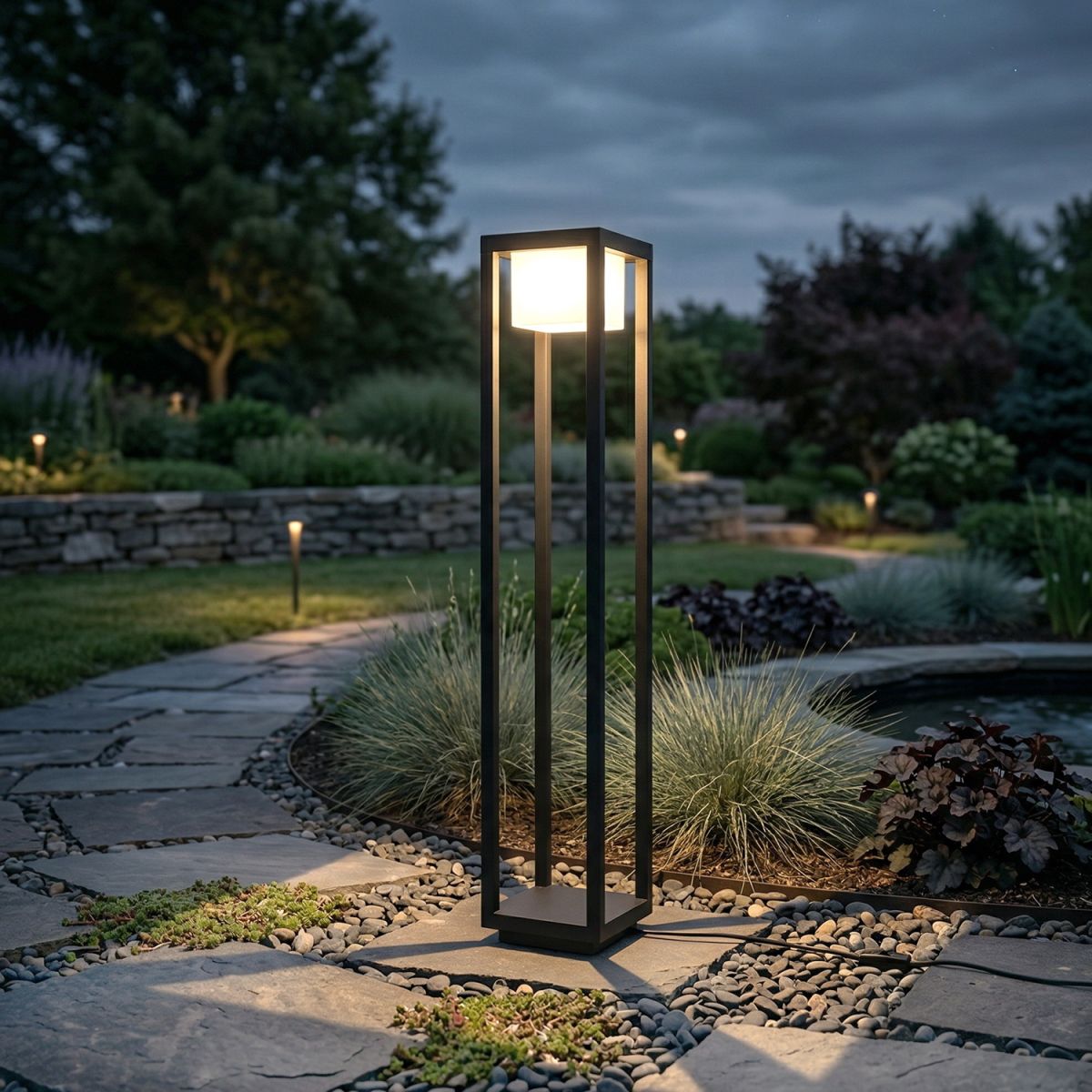 Ландшафтный светильник Reluce 09978-0.7-001JH 1,0M LED12W BK RLOS в #REGION_NAME_DECLINE_PP#