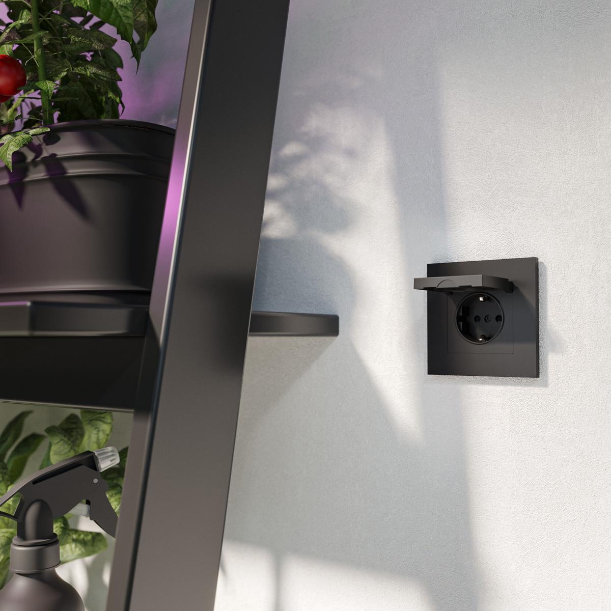 Розетка с защитной крышкой Werkel 4690389212895 W1171208 a069582 в Санкт-Петербурге
