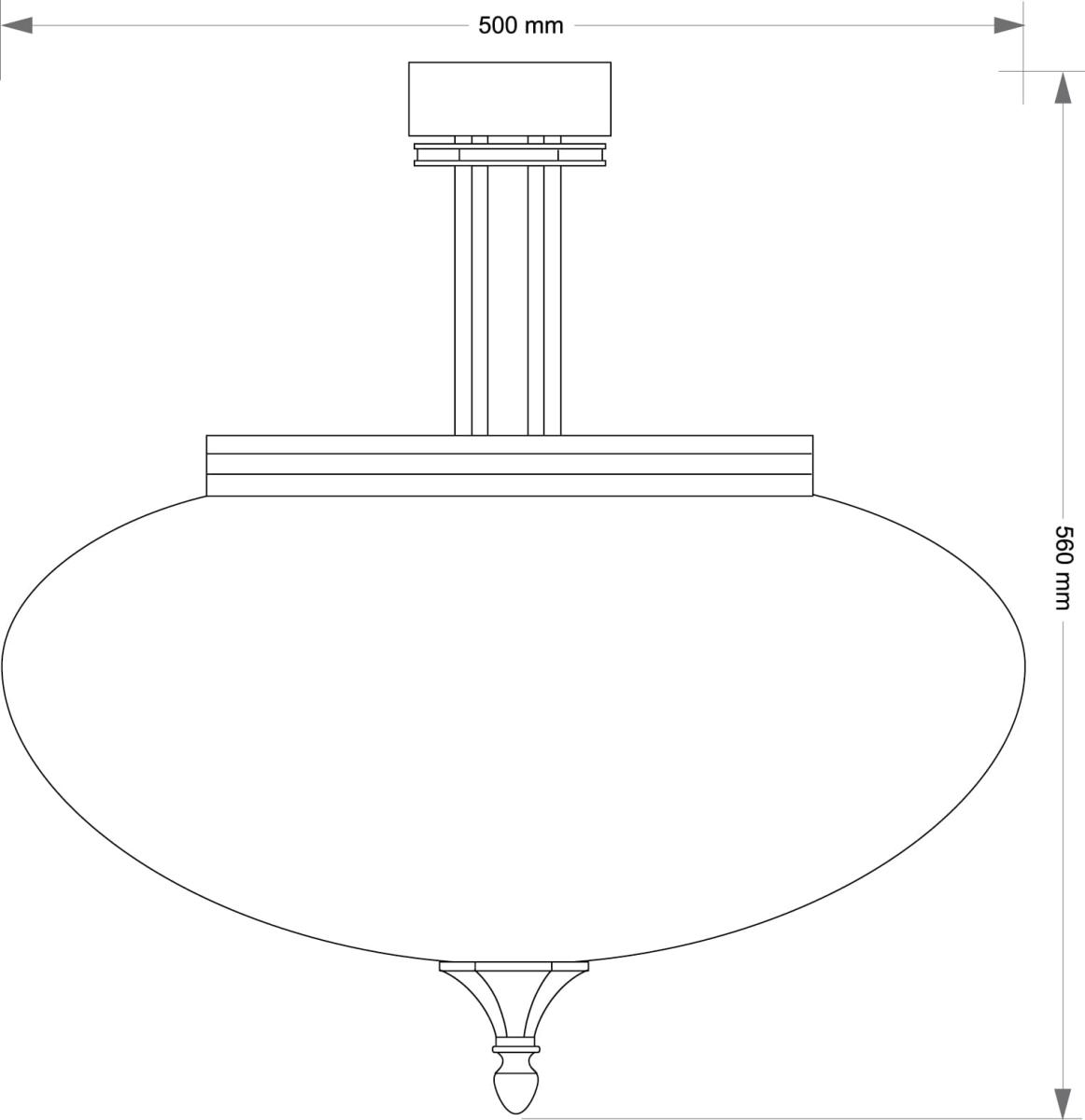 Подвесной светильник Kutek Decor DEC-PL-3 (P) в Санкт-Петербурге
