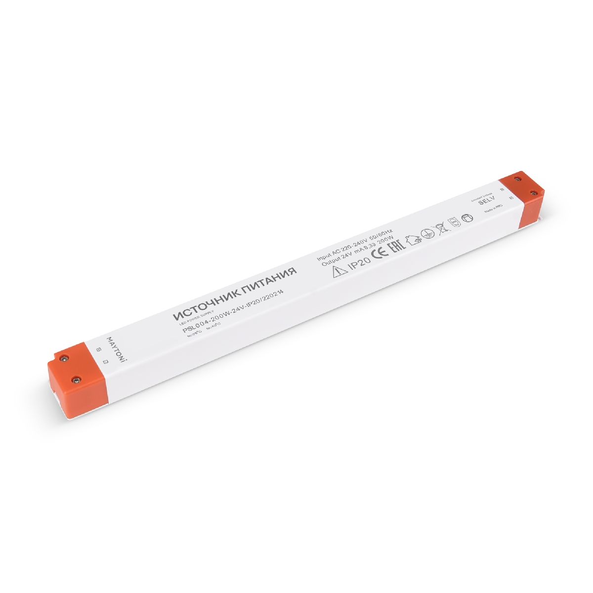 Блок питания для светодиодной ленты Maytoni Led Strip 24В 200Вт IP20 220214 в #REGION_NAME_DECLINE_PP#