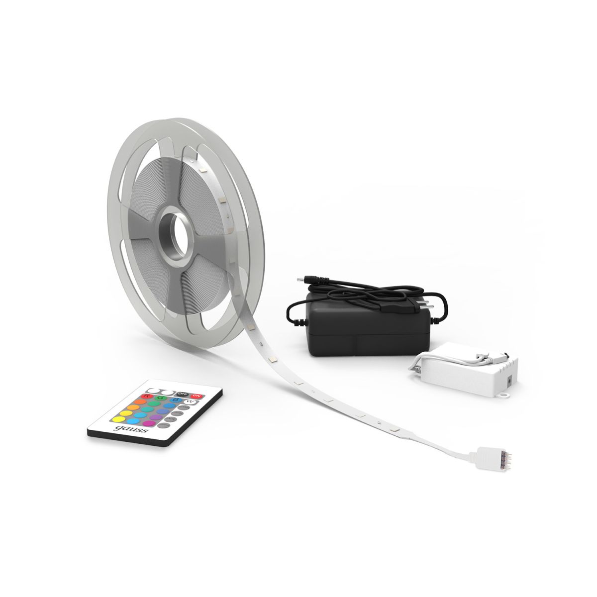 Светодиодная лента Gauss Basic 12В 5050 6Вт/м RGB 5м IP20 BT012 в Санкт-Петербурге