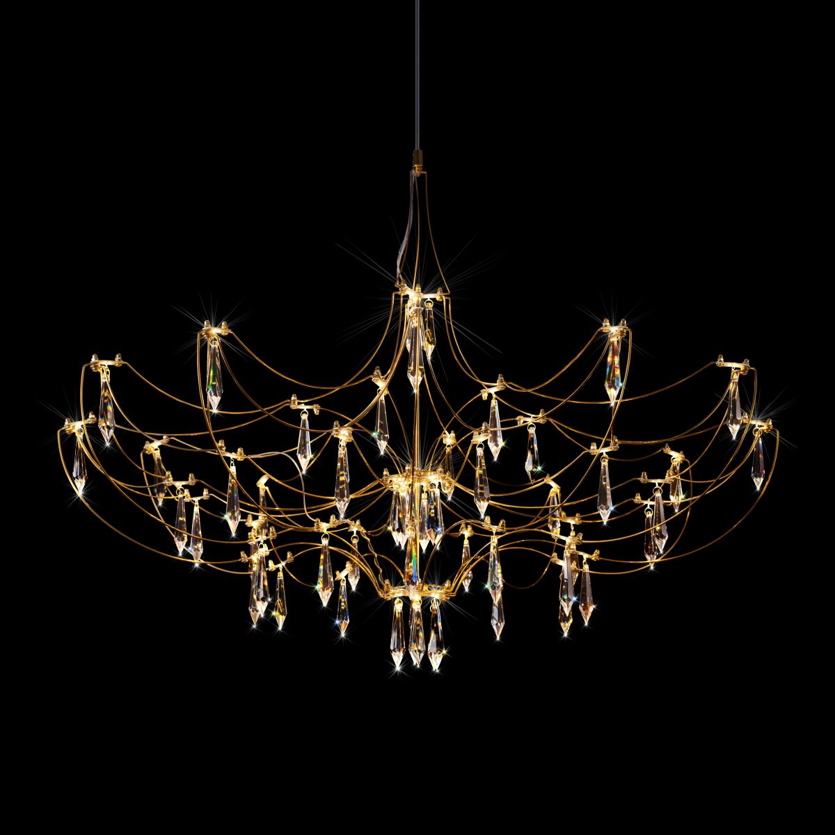 Подвесная люстра Loft IT Mira 10589/900 Gold Asfour в Санкт-Петербурге