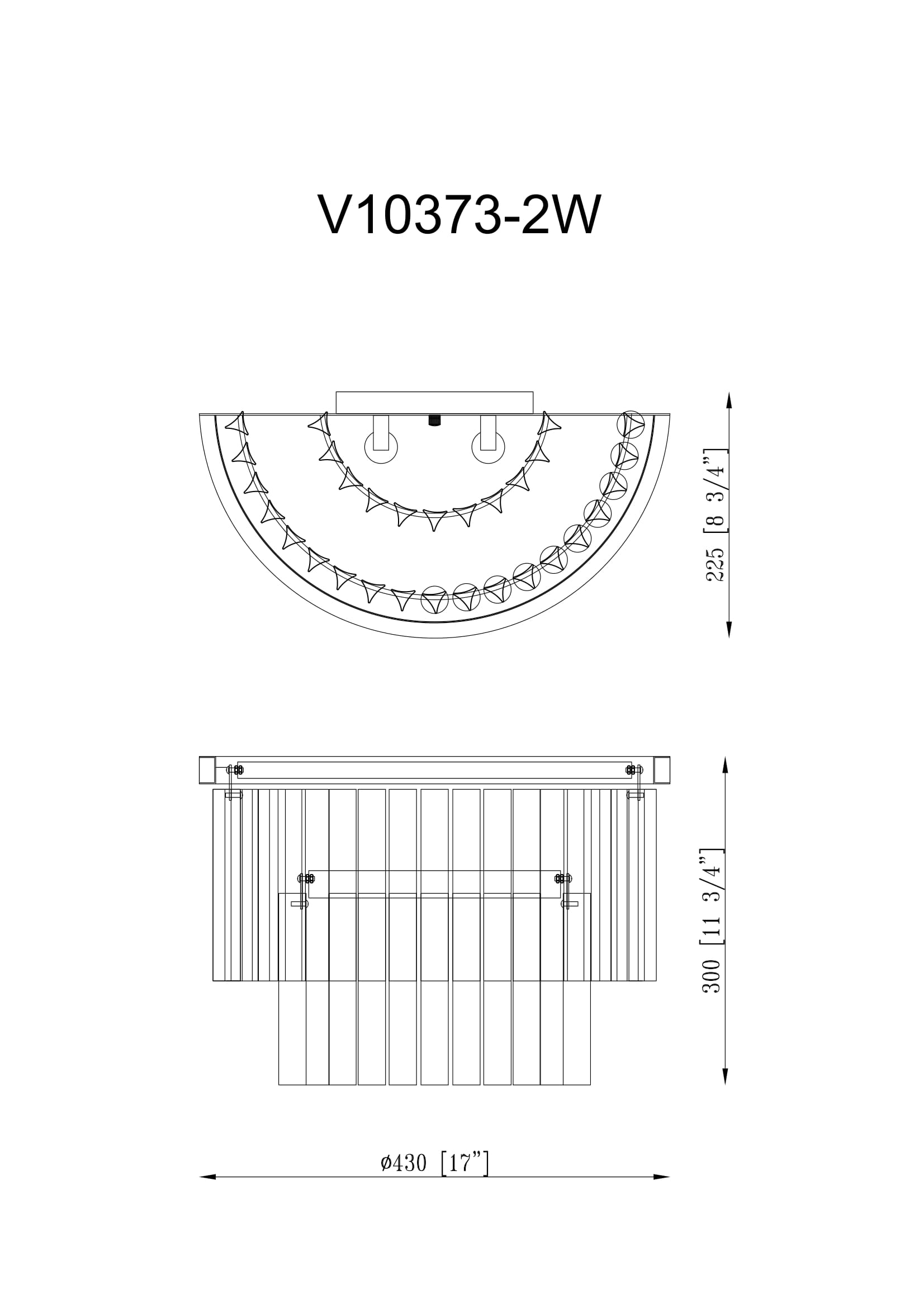 Настенный светильник Moderli Avista V10373-2W в Санкт-Петербурге