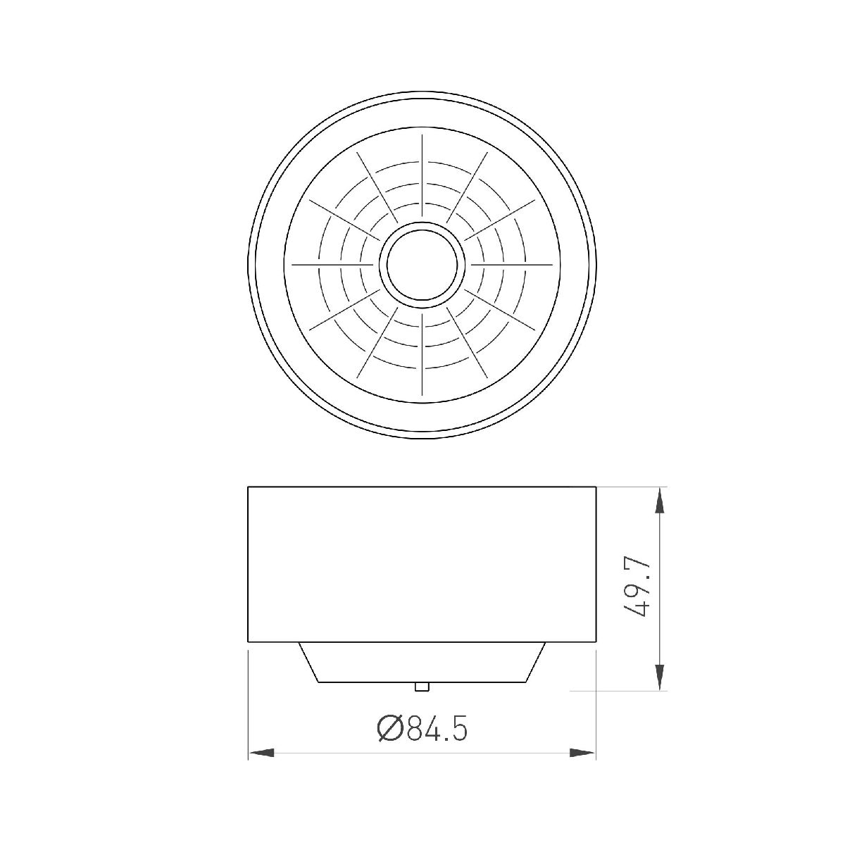 Рефлектор с посадочным кольцом Arlight LGD-REFLECTOR-RING-R85 (BK) 046768 в Санкт-Петербурге