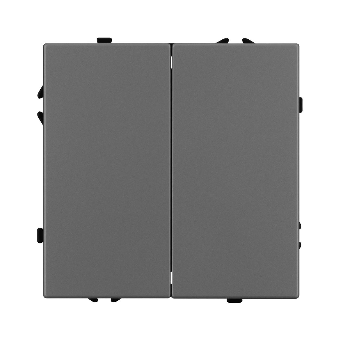 Механизм выключателя двухклавишный непроходной Arlight SWT-NOBE-MK02-SFPL-GR (230V, 10A) 054254 в #REGION_NAME_DECLINE_PP#