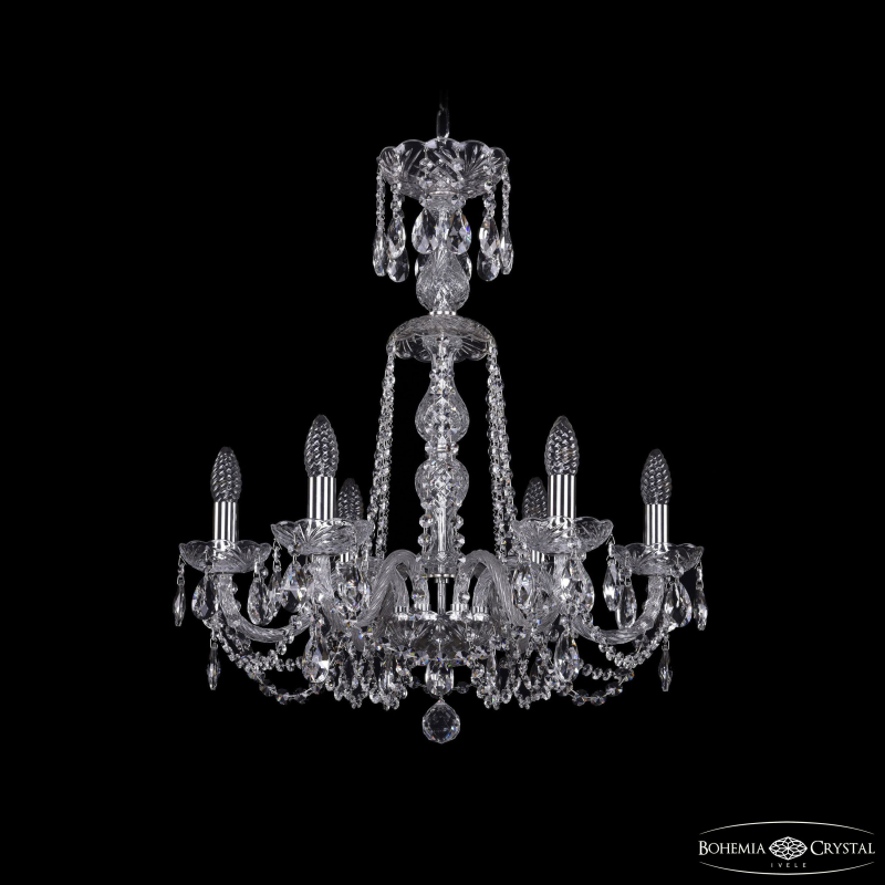 Подвесная люстра Bohemia Ivele Crystal 1402/6/195/XL-64 Ni в Санкт-Петербурге