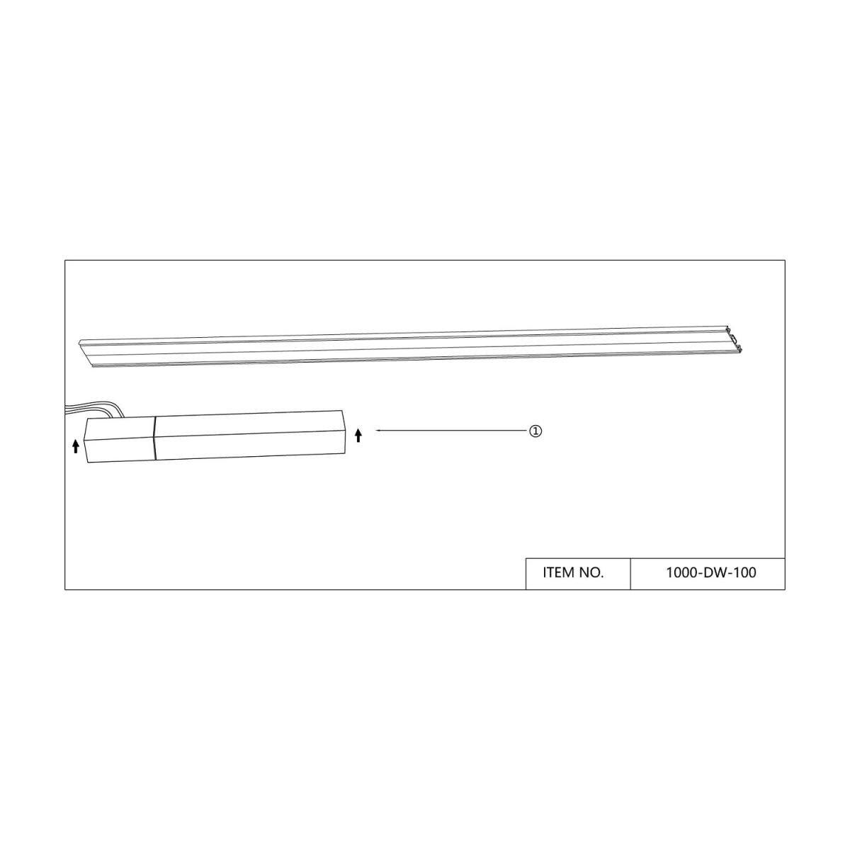 Магнитный драйвер Favourite Unica 100Вт 42В IP20 1000-DW-100 в Санкт-Петербурге